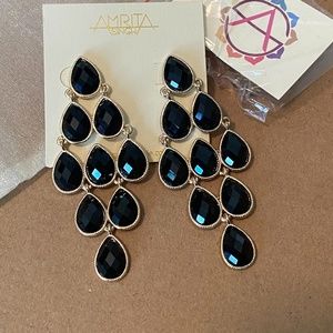 AMRITA SINGH CHANDELIER STATEMENT EARRINGS (NEW WITH TAGS)